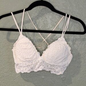 Aerie - Lace Bralette - White - Small